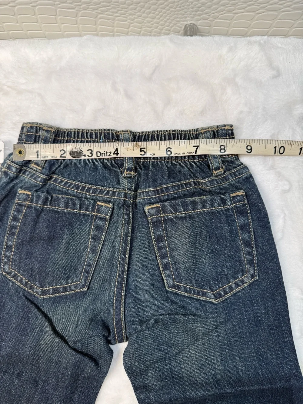 Old Navy Kids Dark Blue Denim Jeans - Straight Leg